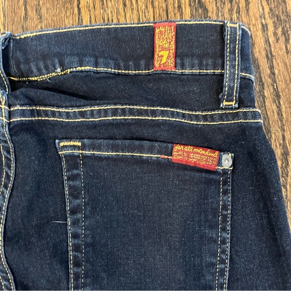 7 For All Mankind Jeans The Skinny Boot Cut Jeans - Picture 4 of 6